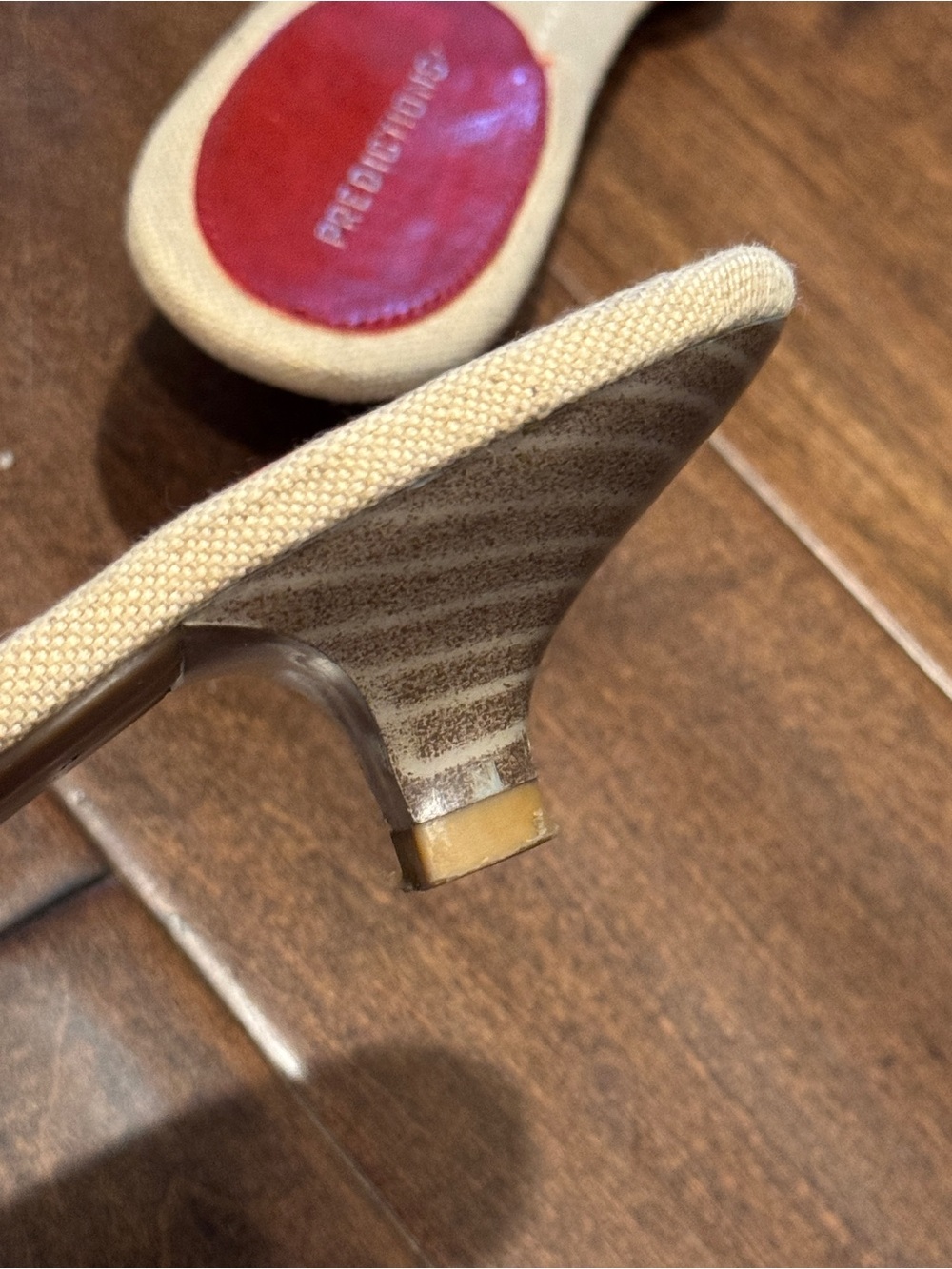 Predictions Red Buckle Sandals - Picture 4 of 7